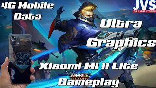 Xiaomi Mi 11 Lite Mobile Legends Gameplay Using 4G Data - Filipino | Ultra Graphics | 8GB 128GB |