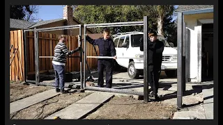 DIY Metal Gates and fence project