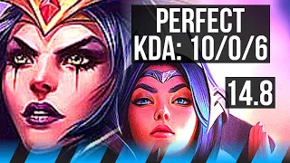 LEBLANC vs IRELIA (MID) | 10/0/6, Legendary, 700+ games | EUW Master | 14.8