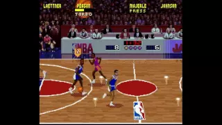 NBA Jam SNES - He's Heating Up, He's on Fire!