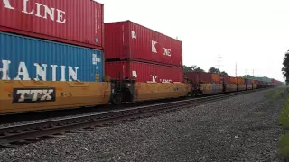 NS 2760 Leading WB Intermodal train, Annville PA