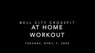 At Home Workout   Tuesday, April 7, 2020