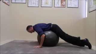 Fitball Lumbar Extensions/Superman's