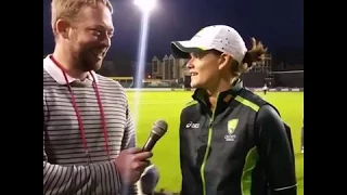 Ellyse Perry slipped on floor. Random funny moments