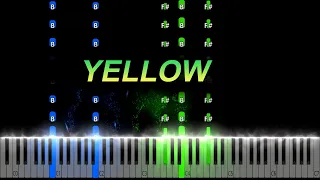 Coldplay - Yellow Piano Tutorial