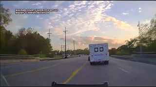 Stolen ambulance chase