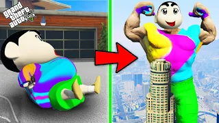 GTA 5 : Franklin Try To Make Strongest Shinchan in GTA 5!(GTA 5 mods)