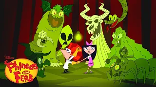 Haunted House 👻 | Phineas and Ferb | Disney XD