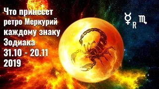 Что ждать от ретро Меркурия каждому знаку Зодиака 31.10 - 20.11"