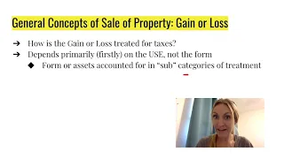 Sale of an Asset: Taxes of Gains & Losses [Part 1]