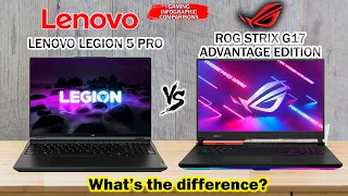 Lenovo Legion 5 Pro vs ROG Strix G17 | AMD Ryzen 5000 series | Nvidia GeForce RTX 3000