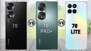 Honor 70 Vs Honor 70 Pro+ Vs Honor 70 Lite  #Trakontech