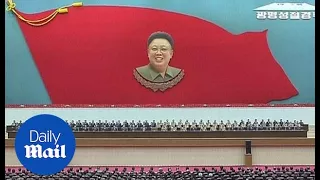 North Korean officials celebrate birth of Kim Jong-Un II - Daily Mail