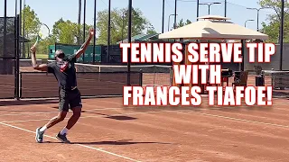 Frances Tiafoe Serve