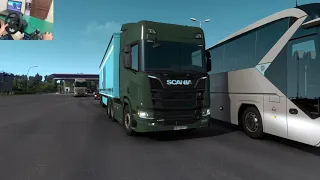 Euro Truck Simulator 2 Switzerland Geneva - SCANIA ETS2 Gameplay | Logitech G923 TrueForce |