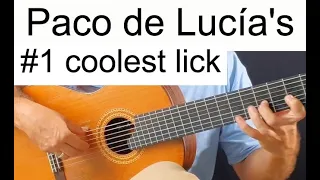 Paco de Lucía's #1 coolest lick