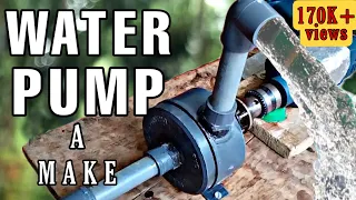 How to Make a High Speed Water Pump using a drill (DYI Sri Lanka - inventions)