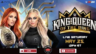 KING|QUEEN OF THE RING PPV | WWE Women's World Heavyweight Championship | WWE 2k24 Gameplay