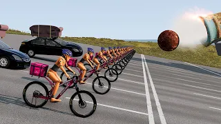 19 NPC delivery riders work together to beat my map