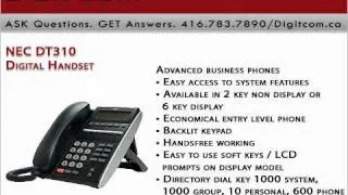 NEC DT310 Digital Handset | Digitcom.ca (Business Phone Systems)