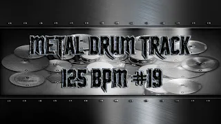 Easy Mid Tempo Metal Drum Track 125 BPM | Preset 3.0 (HQ,HD)