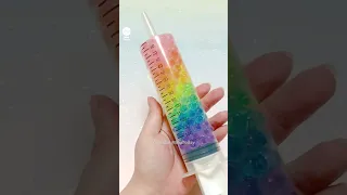 🐸개구리알🌈무지개 풍선🎈만들기! - Rainbow Tape Balloon DIY with Orbeez and Nano Tape#밍투데이#테이프풍선