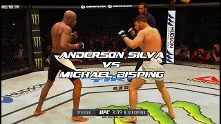 silva vs michael bisping slow motion hd slow mo project