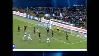 Sampdoria Milan 1-1 Ampia Sintesi Highlights Gol SKY 14a Giornata Serie A 27-11-10