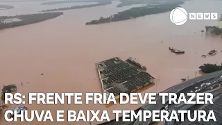 Frente fria deve levar chuva e baixa temperatura ao Rio Grande do Sul