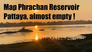 Map Phrachan Reservoir, Pattaya, almost empty !