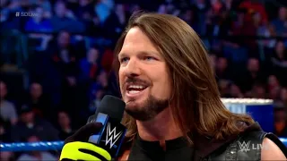 Randy Orton and AJ Styles promo at Smackdown Live 2019 03 12