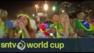 Brazil 1-7 Germany: Fans in Rio react to humiliation - Brazil World Cup 2014