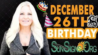 ♑️ Born On December 26th - Happy Birthday - Today's Horoscope 2020 - SunSigns.Org