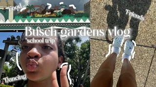 Busch gardens field trip vlog🌴🦍