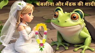 थंबलीना और मेंढक की शादी | MARRIAGE  OF THUMBLEENA AND FROG | MORAL STORY | KIDS STORY | HINDI STORY