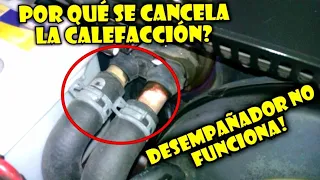 Por qué se cancela la calefacción?- Desempañador de vidrios. cancelar la calefacción.