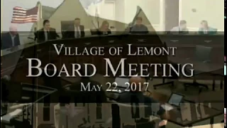 Village Board Meeting May 22, 2017