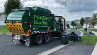 Waste Management: Garbage Truck vs Blown Over Carts