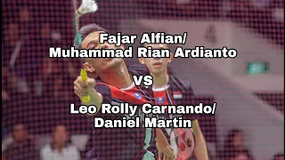 Simulasi sudirman cup 2021- Fajar Alfian/ Muhammad Rian Ardianto vs Leo R Carnando/ Daniel Martin