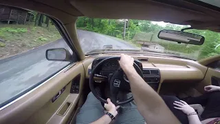 Driving a Honda Prelude with Four Wheel Steering