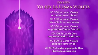 🔥DECRETO YO SOY la LLAMA VIOLETA💜 Invocación y práctica del decreto. Maestros Ascendidos.