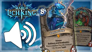Hearthstone - All Legendary Play Sounds, Music, and Subtitles! (Legacy ~ March of the Lich King)