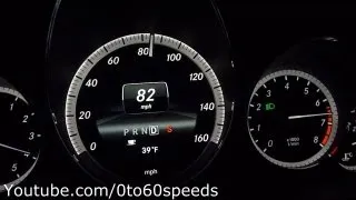 2013 Mercedes Benz E350 0-100 MPH