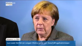 Besuch im Terrorabwehrzentrum: Angela Merkel gibt Statement am 26.04.2016