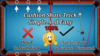 8 Ball Pool Cushion Shot Tutorial | Cushion Shot Trick In 8 Ball Pool #8ballpool #8ball