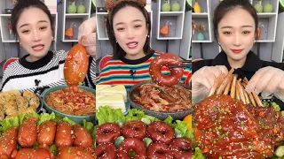 ASMR MUKBANG CHINESE SPICY EATING SHOW.[MZG eat@ #asmr #yummy#food#eating#spicy#beef #pork#145