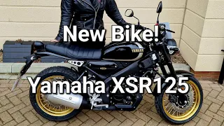 Yamaha XSR125 - Lady Pottymouth's new bike!