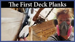 Boat Decking & Beautiful Beading Cove  - Episode 229 - Acorn to Arabella: Journey of a Wooden Boat