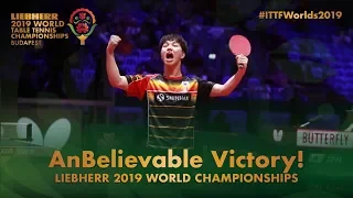 World #157 An Jaehyun Stuns Tomokazu Harimoto | Liebherr 2019 World Table Tennis Championships