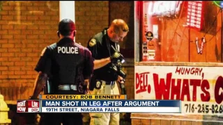 Man shot in the leg in Niagara Falls after argument